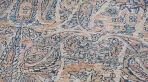 Großer Vintage Persischer Kirman Handgewebter Wollteppich BB4313