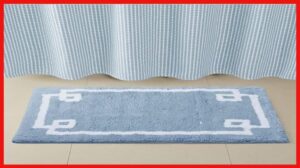 Gutes Produkt - Madison Park Evan Badezimmerteppich 100 % Baumwolle mit rutschfester Unterseite - Badewanne in