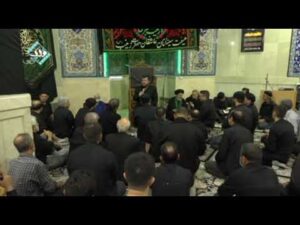 Haj Sajad Nouraniya Tschast Ghasri im Jahr 1401 Teheran, die Trauergemeinde der Liebenden Zeynebs in Teheran