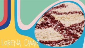Handgefertigte Lorena Canals Teppiche, 100% Baumwolle