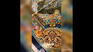 Handgefertigter Teppich, Seide, Iran, Qom, Maße: 1) 100 x 160 cm