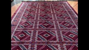 Handgefertigter Wollteppich 24-202 195x265