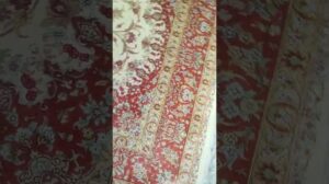 Handgefertigter iranischer Qom-Seidenteppich #design #teppich #dekoration #wohndeko #teppichdesign #kunst #shorts