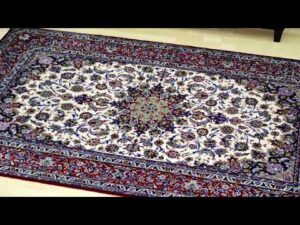 Handgeknüpfter Isfahan-Seiden-Teppich 242x160