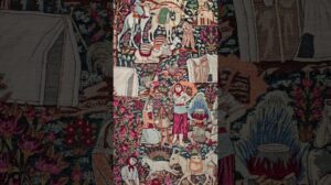 Handgeknüpfter Teppich aus Kerman des frühen 20. Jahrhunderts im Teppichmuseum