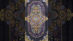 Handgewebter persischer Teppich - Qom - 100 % Seide - #2251