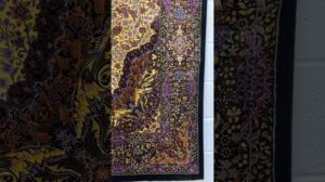 Handgewebter persischer Teppich - Qom - 100% Seide - #2250