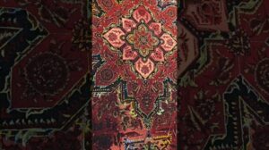 🔴 Harris-Design – Ein faszinierendes Erbe in Lackfarbe 🌟 #Teppich #Kashan #carpet