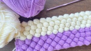 Herrlicher Häkelpunkt in Schritt-für-Schritt-Anleitung, speziell für Mützen, Decken und viele weitere Projekte 😍