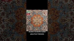 ISFAHAN PERSISCHER Teppich Seide Handgefertigter Teppich 2,5×3,5m – 8x10ft #2112Y