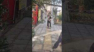 Implementierung des Gehwegteppichblocks in Isfahan, Iran