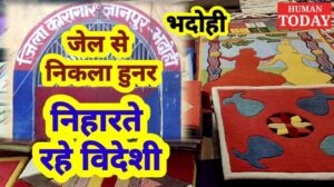 Indische Teppichmesse 2024. Ein Blick auf die Initiative von IAS Gaurang Rathi im Teppichfestival. Talent aus dem Gefängnis.