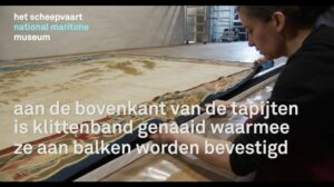 Installation von Solebay Wandteppichen von Willem van de Velde