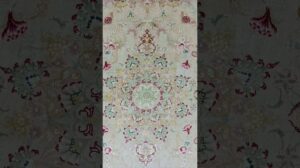 Iranischer handgefertigter Tabriz-Teppich Größe 8*5