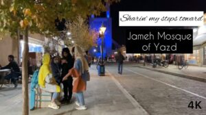 Jameh-Moschee von Yazd, Iran 🕌🚶🏻‍♂️ مسجد جامع یزد
