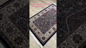 Lale Mihrap Seccade Ultra Luks % 100 Modal, Sık Gewebter Teppichseccade Marineblau