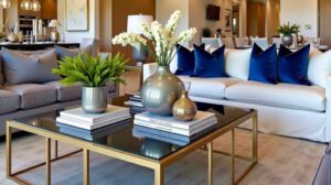 Luxus Moderne Wohnraum Innendesign Trends 2025 NEUE Wohnzimmer Sofa-Set Designs & Couchtisch Ideen