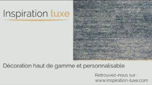 Luxus-Teppich aus grauer Viskose von Ligne Pure
