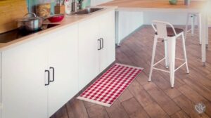 MATRIX der Teppich mit Fransen 100% Baumwolle