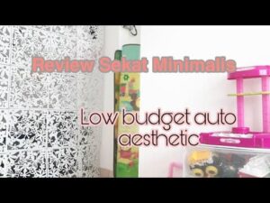 MINIMALE RAUMTRENNUNG NIEDRIGES BUDGET AUTO ÄSTHETIK | PASSENDE VINTAGE PVC 3D