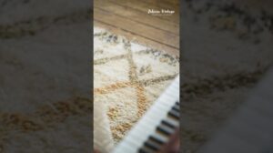 Marokkanischer Beni Ourain-Teppich ✨ #alt #einrichtung #teppiche #skandinavischesdesign