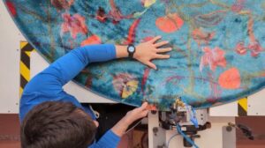 Maßgefertigter Teppich - Modernes Runddesign