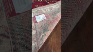 Mehraban Semi-Antike Medaillon Roter Woll-Handgeknüpfter Perserteppich