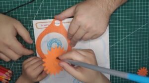 Mit dem 3D-Drucker erstellen wir Teppichmuster für unsere Hausaufgabe!