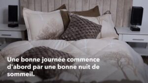 Moderne Bettwäsche: beige
