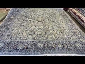 Nain Handgetuftet, Größe 400x300 cm, Hellblau #premiumpersiancarpets #südafrikanischeTeppiche #teppichgeschäft