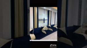 Neue Vorhänge für das Brautzimmer