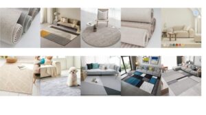 Organikraft Belgien AW Ultra-Dichte Import-Teppich Cozy Wohnzimmerteppich 7 Farben [Walta] Oblique Premium Teppich (Jumbo Extra Large) Organikraft Cozy runder Teppich Belgien Import staubfrei...