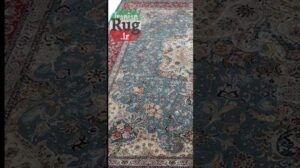 PERSISCHER Teppich TABRIZ Handgefertigt Blauer Salari Teppich 2,5×3,5m – 8x10ft 1230