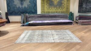 Persische Vintage-Teppiche Grün 24132