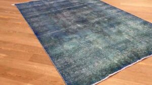 Persische Vintage-Teppiche blau 24085