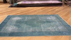 Persische Vintage-Teppiche blau 24109