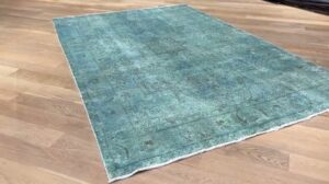 Persische Vintage-Teppiche grün 24171
