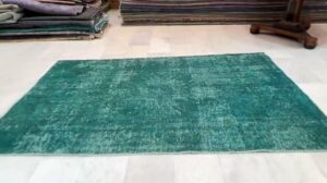 Persische Vintage-Teppiche grün 24431