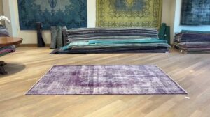 Persische Vintage-Teppiche lila 24189