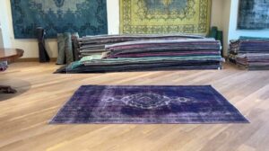Persische Vintage-Teppiche lila 24692