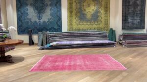 Persische Vintage-Teppiche pink 24125