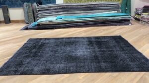 Persische Vintage-Teppiche schwarz 24035