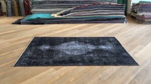 Persische Vintage-Teppiche schwarz 24343