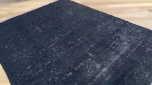 Persische Vintage-Teppiche schwarz 24556