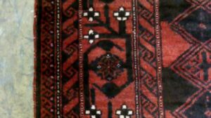 Persischer Baluch-Teppich aus der Mitte des 20. Jahrhunderts.MOV