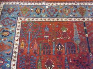 Persischer Bijar-Teppich im Baum des Lebens Design | Bid Majnun