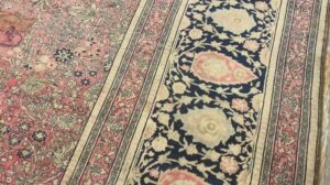 Persischer Mohtasham Kashan Teppich aus dem 19. Jahrhundert #23606 -*