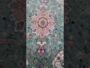Persischer Tabriz Seidenteppich