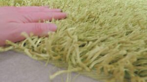 Pflegeleichtes grünes Luxus-Teppich mit hohem Flor zum besten Preis