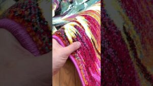 Preiswerter synthetischer Teppich Crystal Merinos 2950-Multicolor